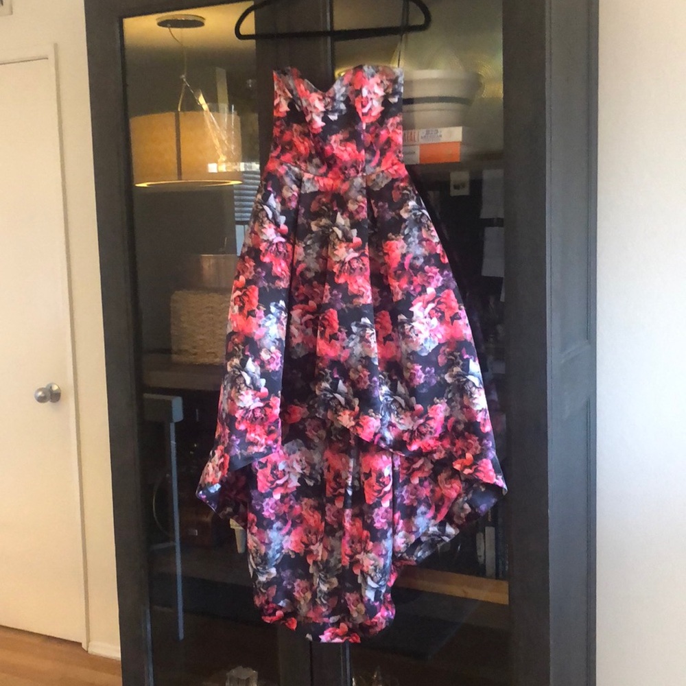 Parker High-Low Evening Gown